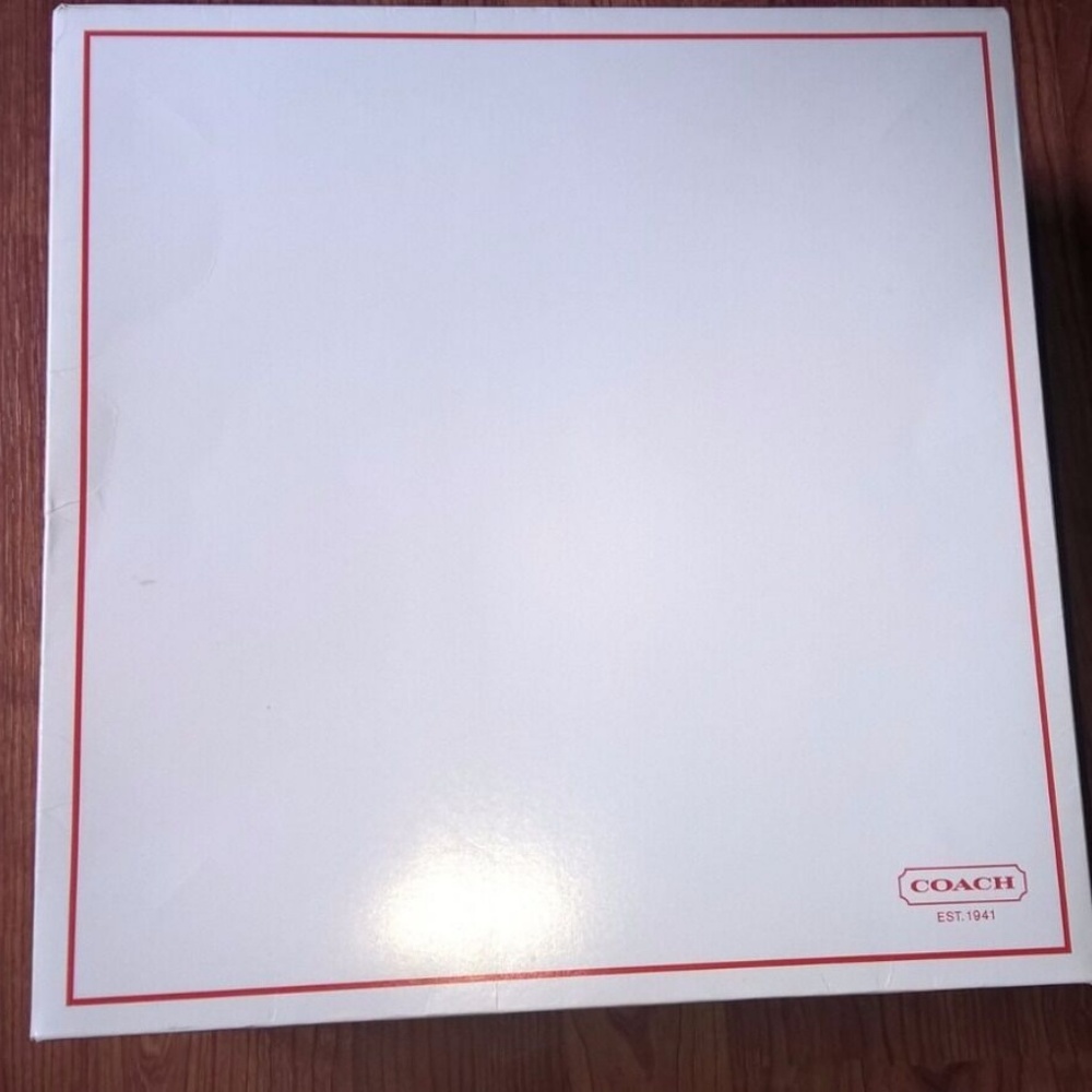 Authentic Coach Leatherware Large Gift Box